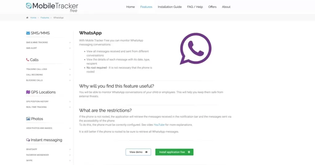 Mobile Tracker Free Is a Free Option Among Whatsapp Spy Apps