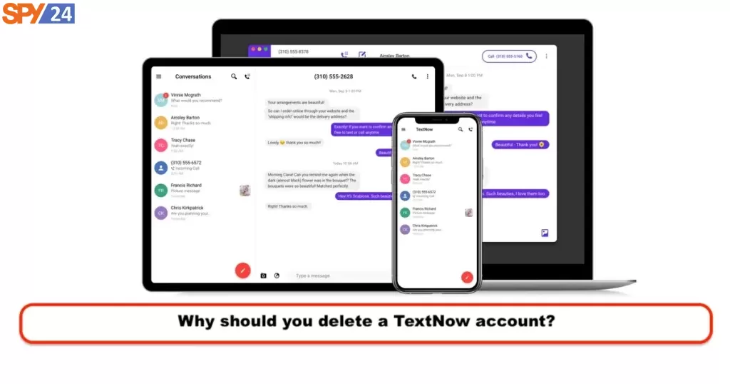Why should you delete a TextNow account? 