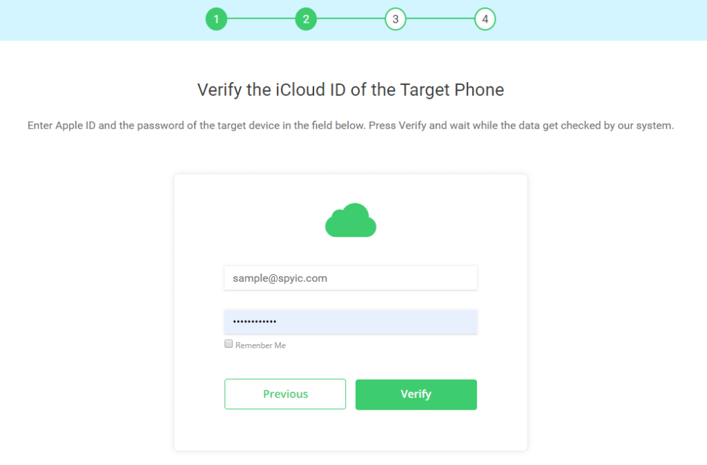 The iCloud backup feature must be enabled on the target iOS device.