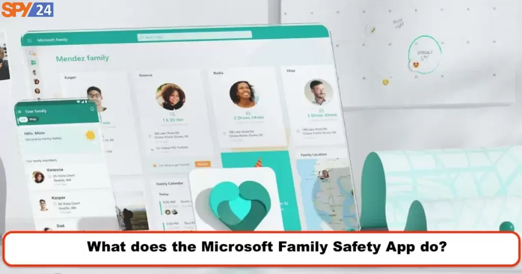 What does the Microsoft Family Safety App do?