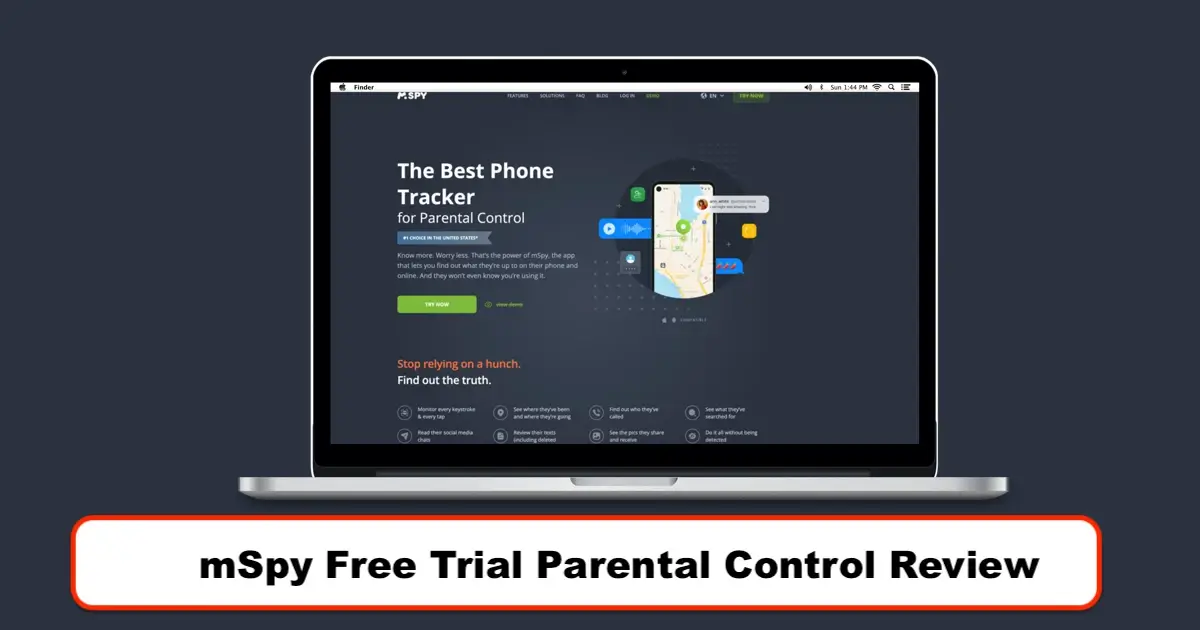 mSpy Free Trial Parental Control Review