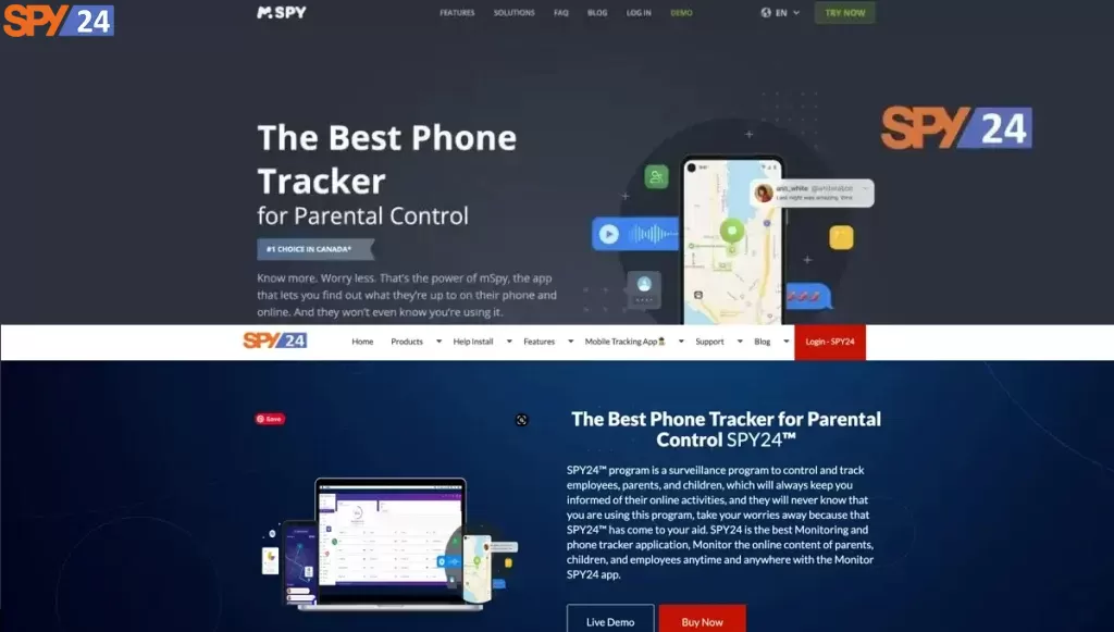 mSpy best alternative: SPY24