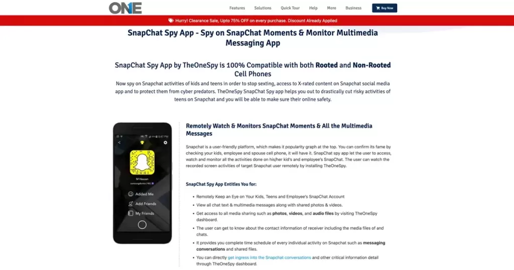 TheOneSpy: What Is the Snapchat Spy App