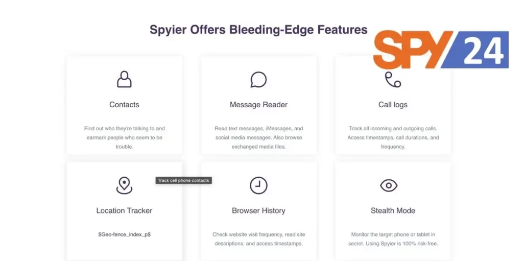 Features: What You Get with Spyier