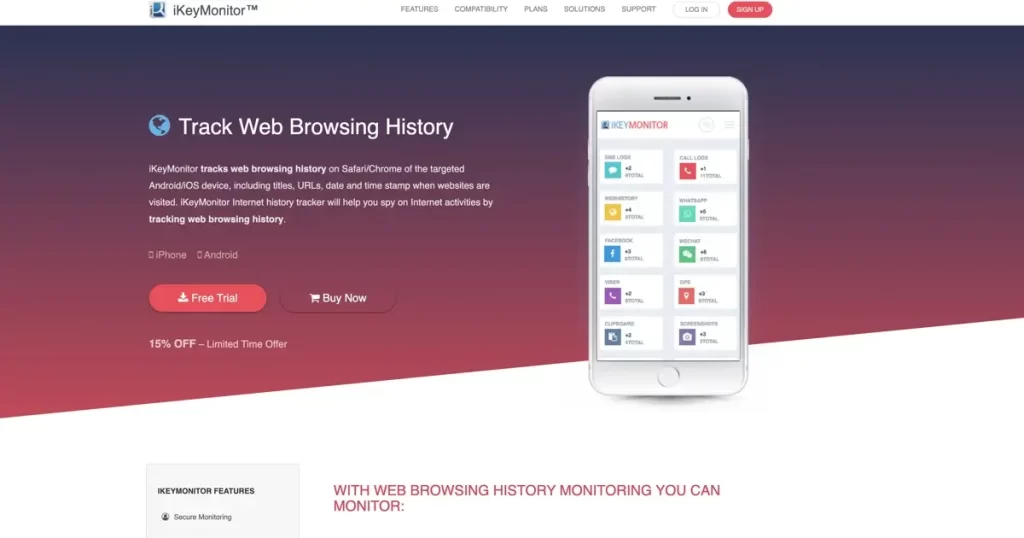 iKeyMonitor - Tracking Browsing History