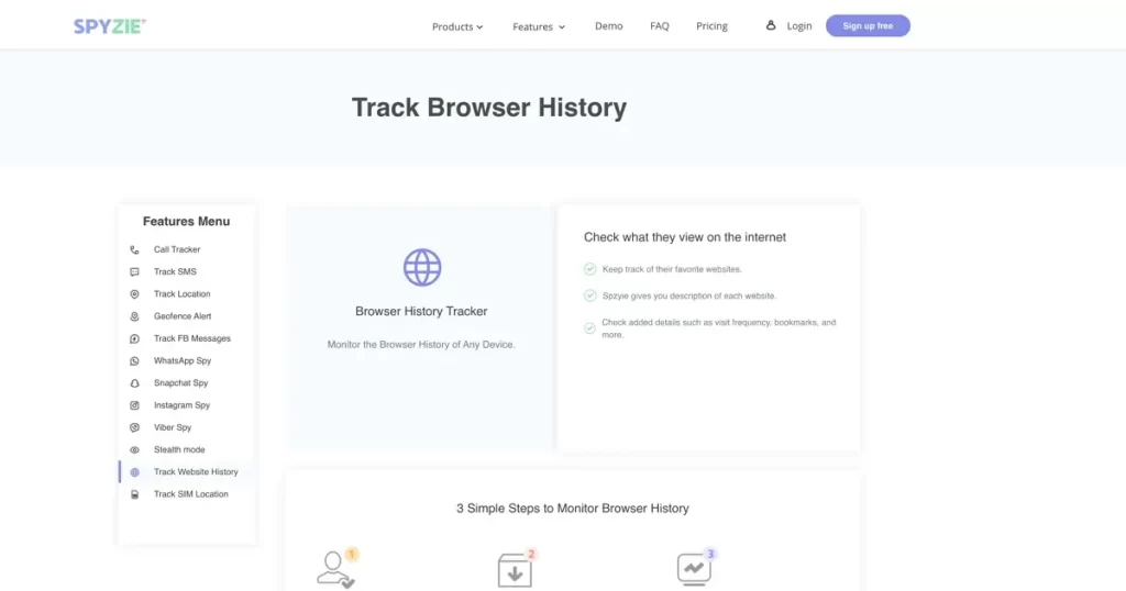 Spyzie - Employee Web Browsing History