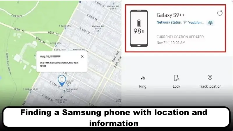 In addition to the location of your phone