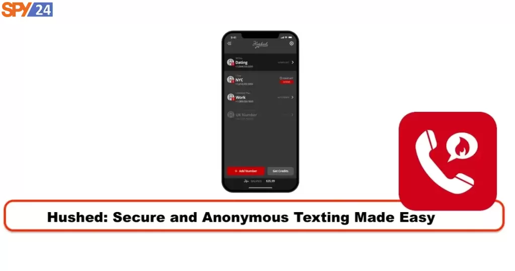 Hushed: Secure and Anonymous Texting Made Easy