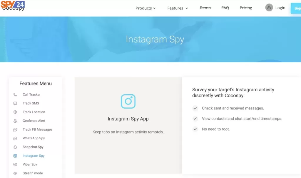CocoSpy - The Best Overall Instagram Spy App