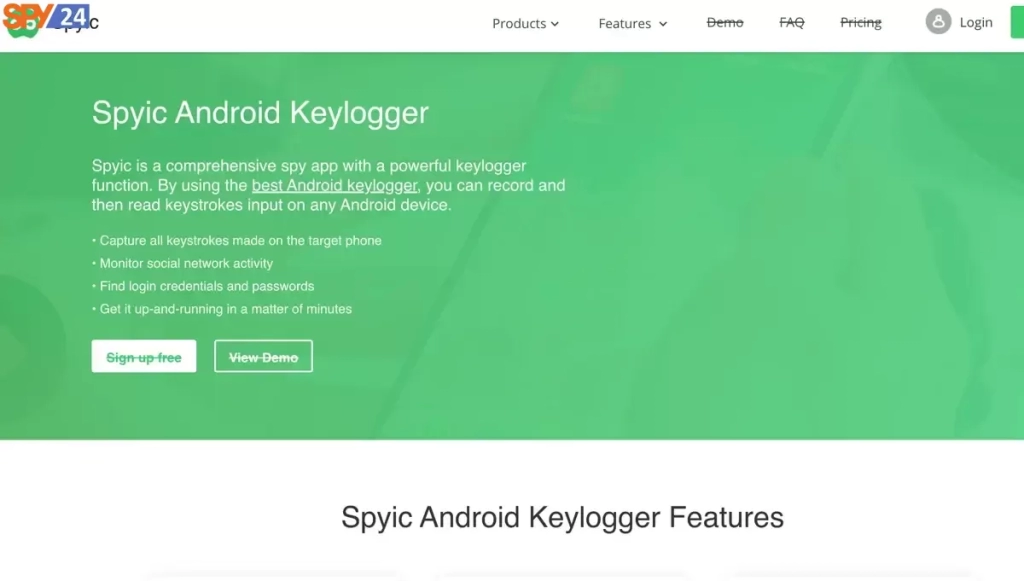Spyic - Keylogger App for iPhone