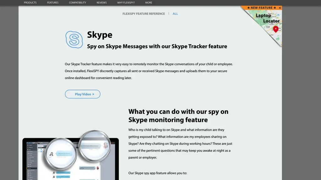 FLEXISPY - Track And Monitor Skype Messages