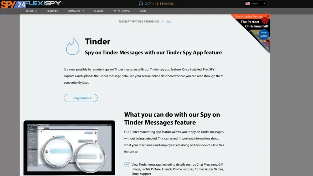 FlexiSPY - Tinder Spy App For Remote Control