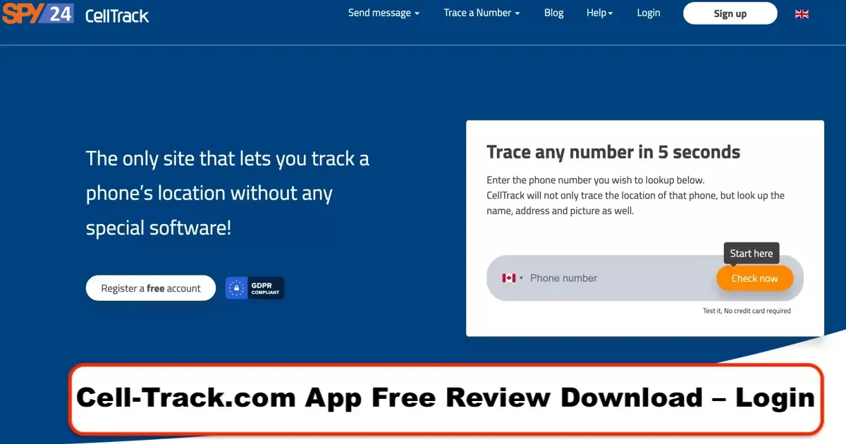 Cell-Track.com Free App Review