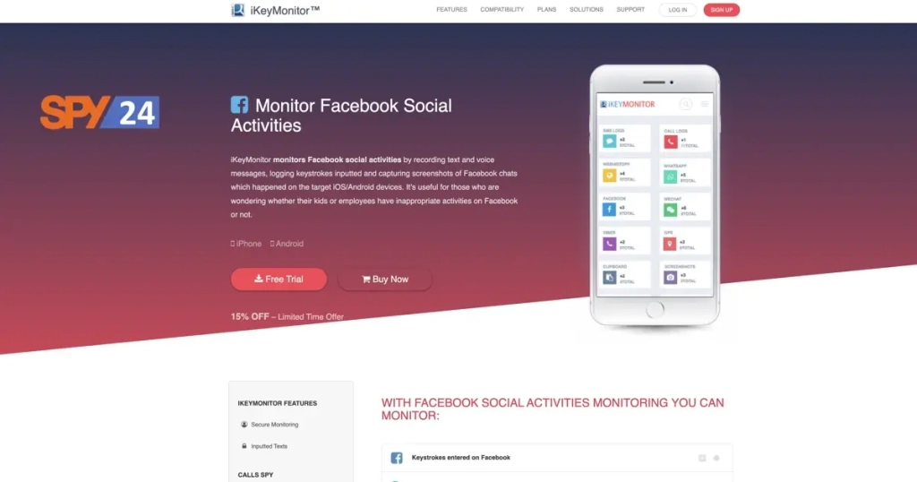 IKeymonitor Facebook Messenger Online Tracker Free