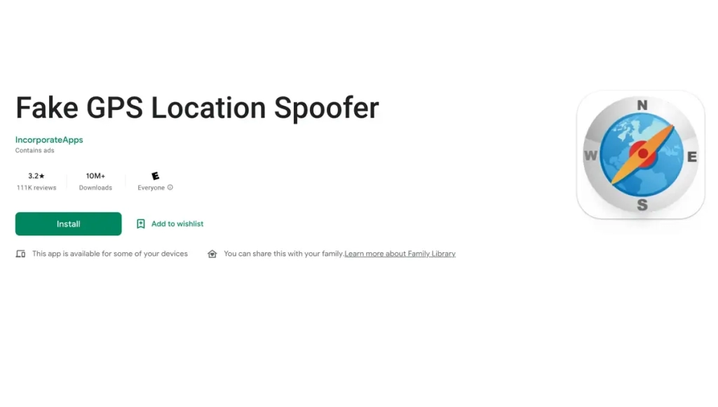 Fake Location Spoofer app