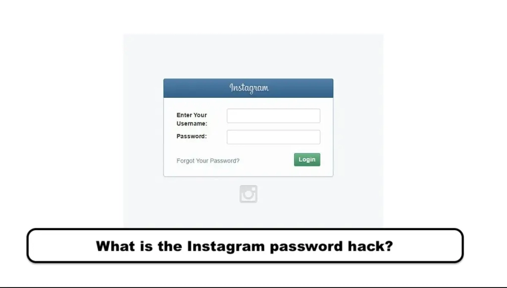 What is the Instagram password hack?