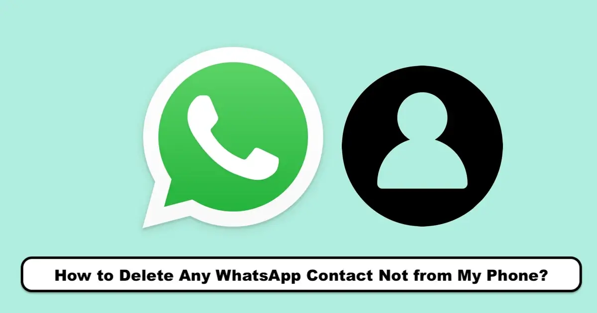 How to Delete Any WhatsApp Contact Not from My Phone?