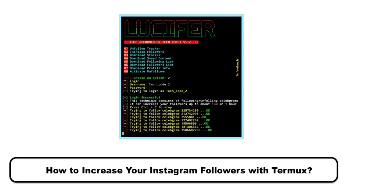 How to Increase Your Instagram Followers With Termux?