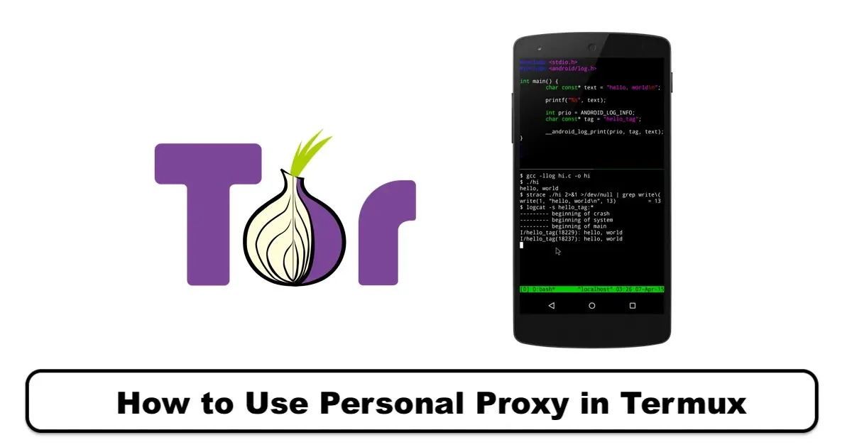 How to Use Personal Proxy Tor in Termux
