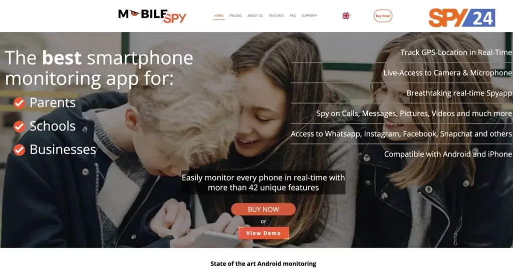 MobileSpy -  Parenting Monitoring App
