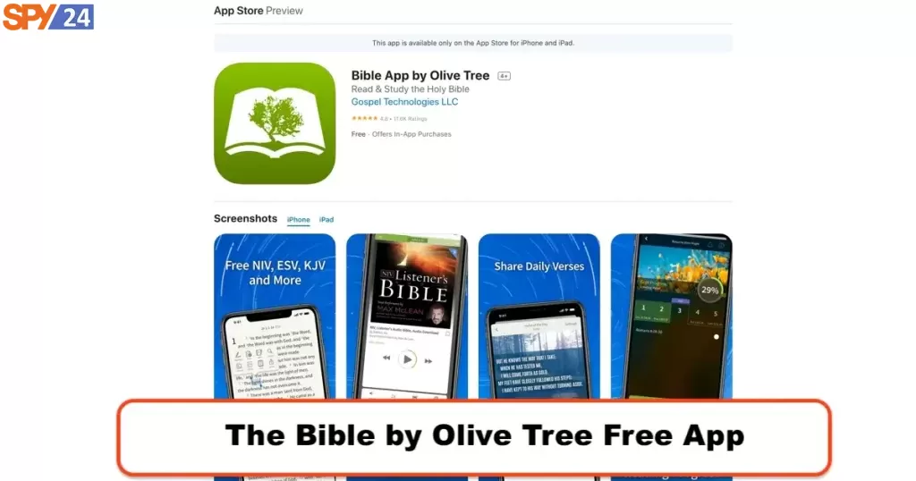 The Bible by Olive Tree Free App
