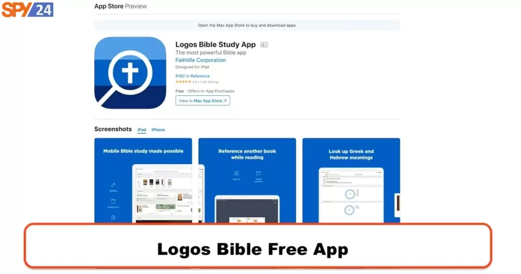 Logos Bible Free App