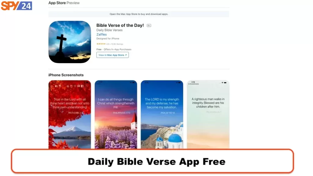 Daily Bible Verse App Free