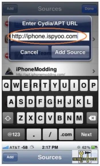Installing iSpyoo on iPhones