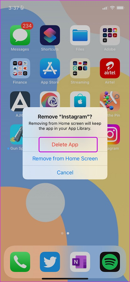  Delete App
