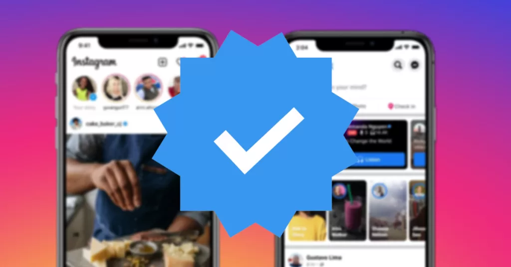 What is the Instagram blue tick?