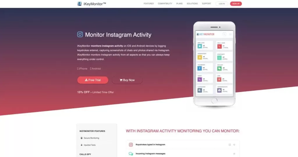 iKeyMonitor - A Popular Monitoring App to Read Direct Messages of Target's Instagram Messages