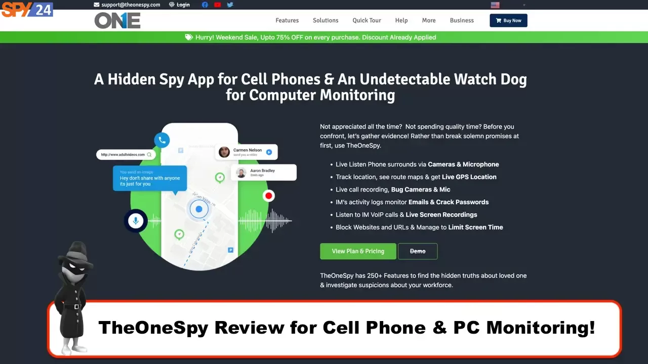 Spy on Tinder to Check Secret Conversations with TheOneSpy