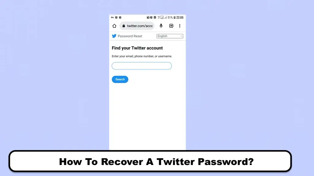 How to recover a Twitter password?