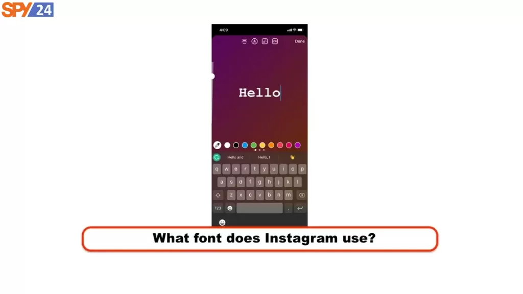 What font does Instagram use?