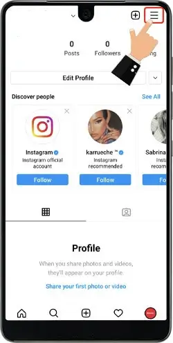 Instagram Password Reset via App Settings