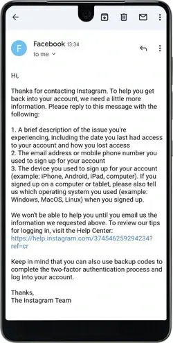 hacking of your Instagram