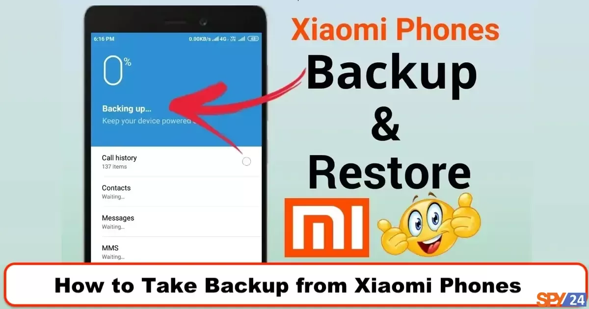 How to Take Backup from Xiaomi Phones