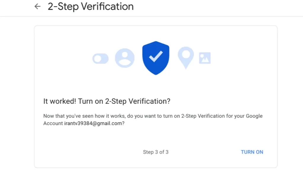 two-step identity verification activation