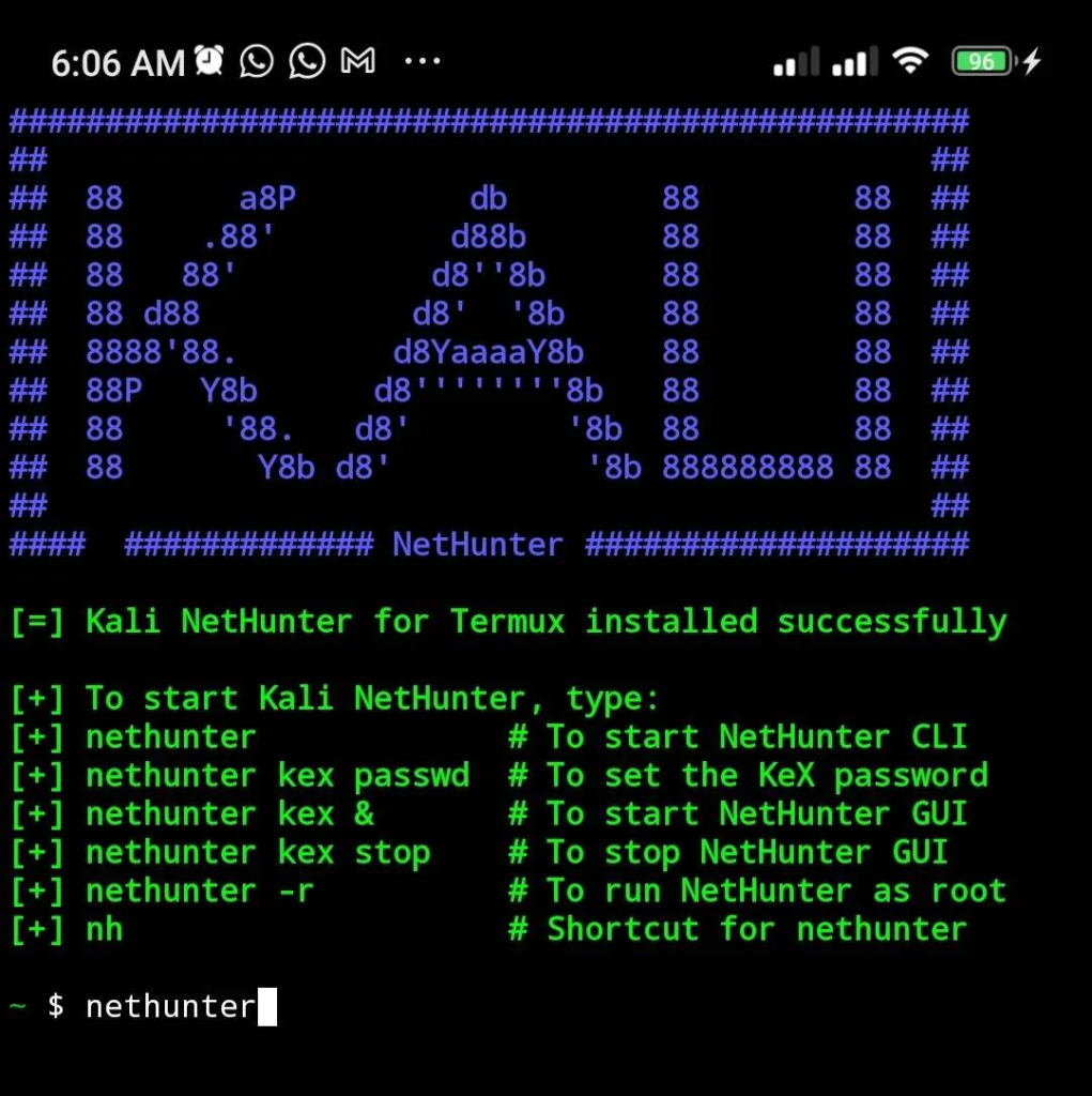 install Kali