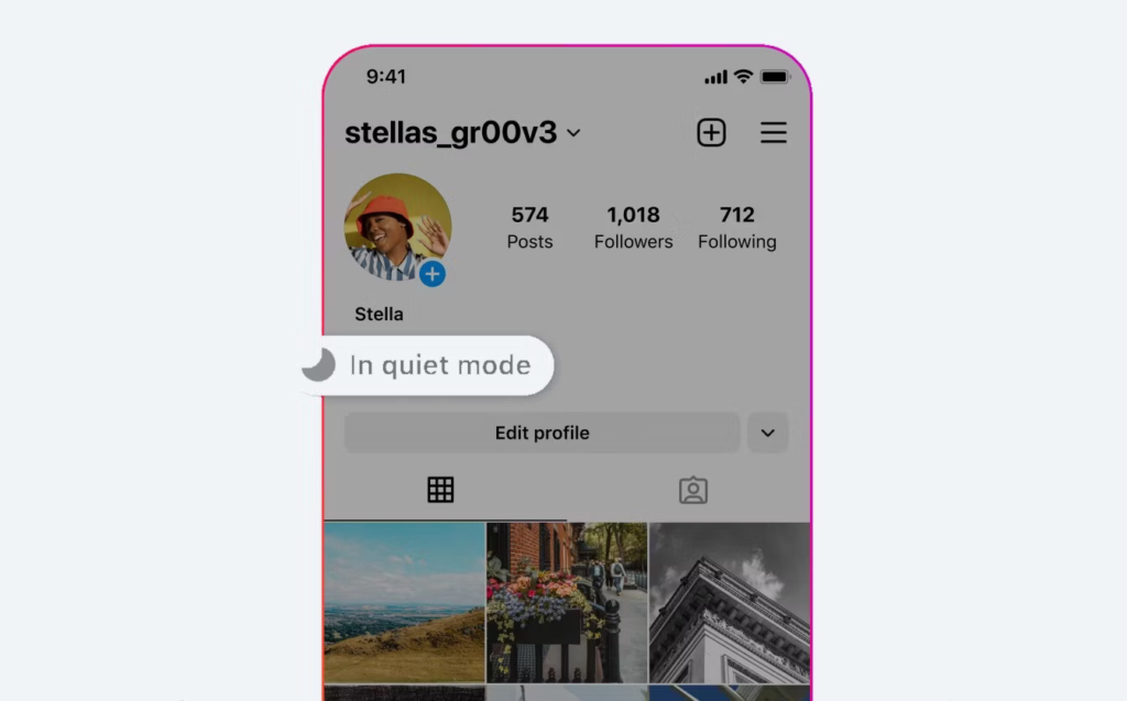 How does Quiet Mode work on Instagram?