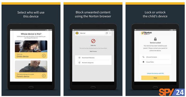 Norton Family parental control