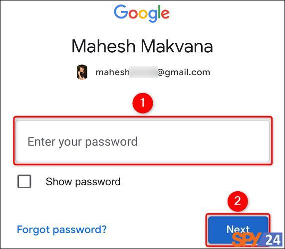 account password 