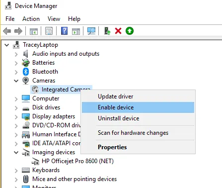 Installing or Updating Webcam Drivers