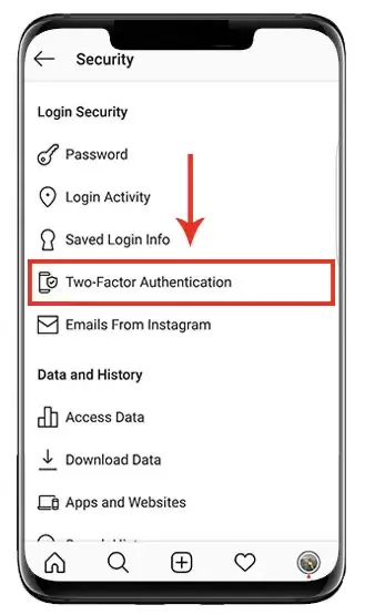 Two-Factor Authentication option