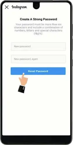 new password for your account