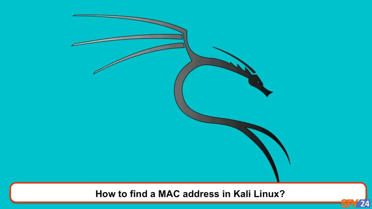How to find a MAC address in Kali Linux?