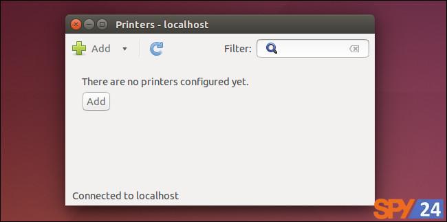 Access to the shared printer in Linux