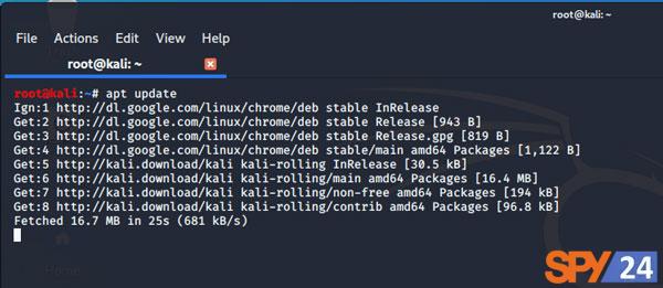 Install Google Chrome on Kali Linux: