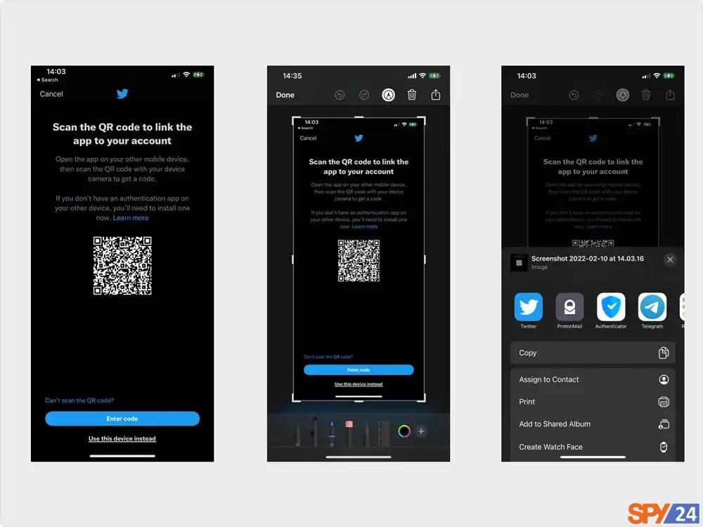 elect Authenticator to automatically enter Twitter 2FA