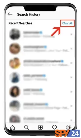 select the blue Clear All button